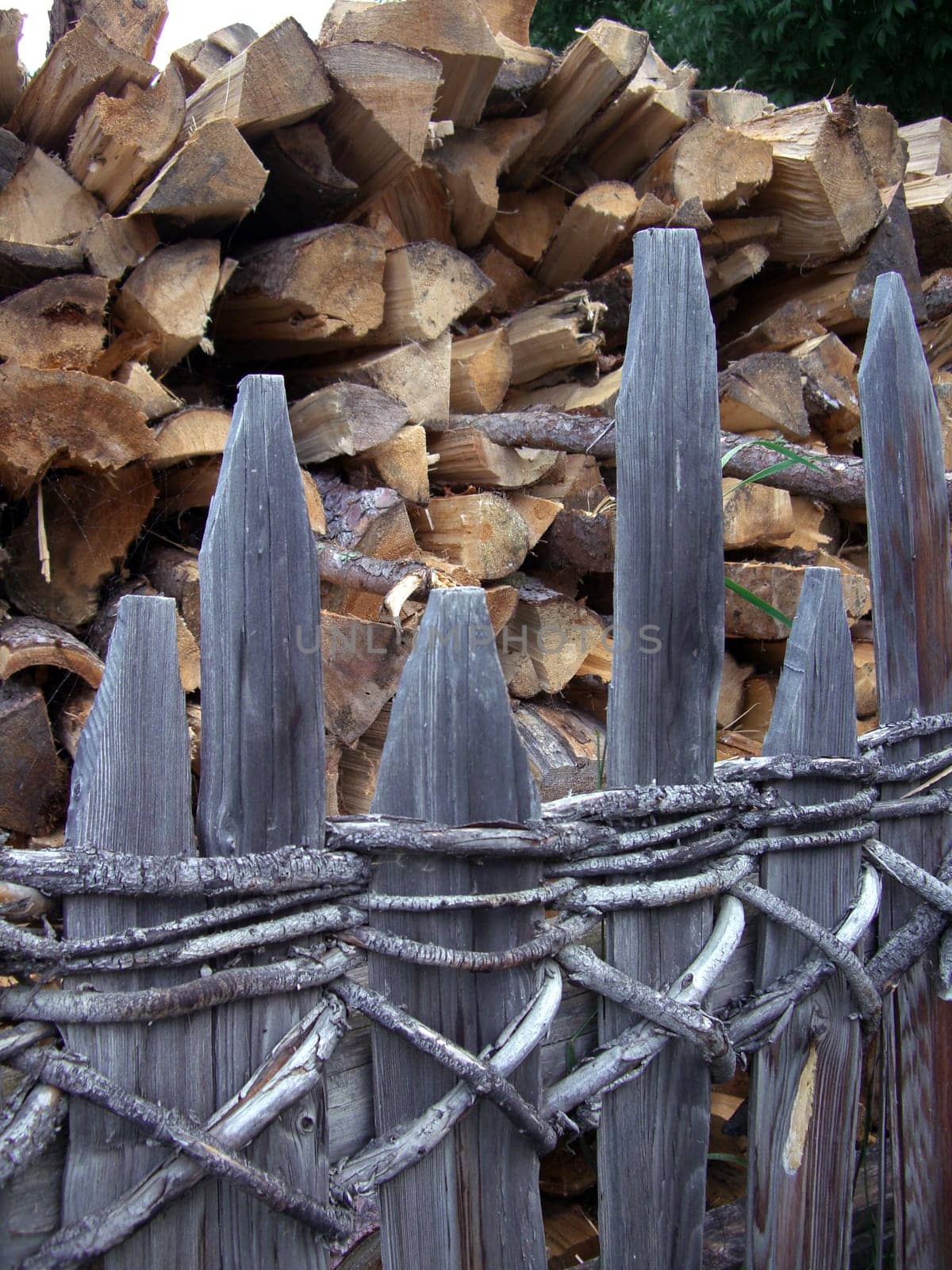 traditional garden fence in South Tyrol