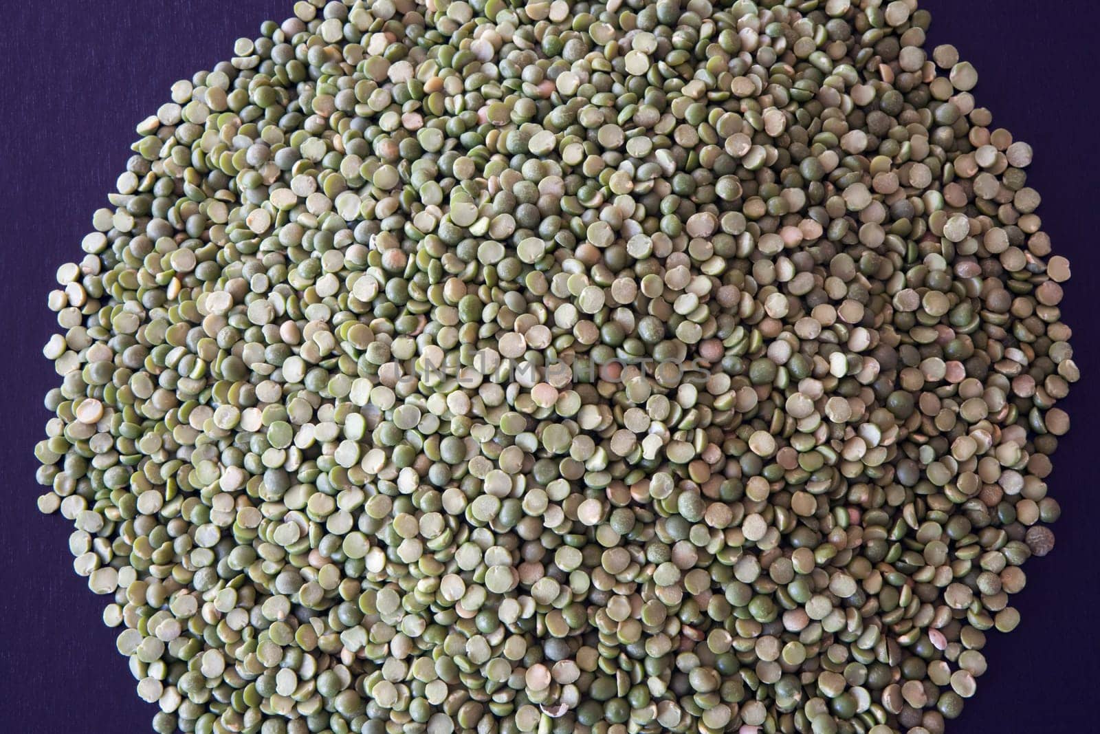 calgary, alberta, canada pile of green lentils