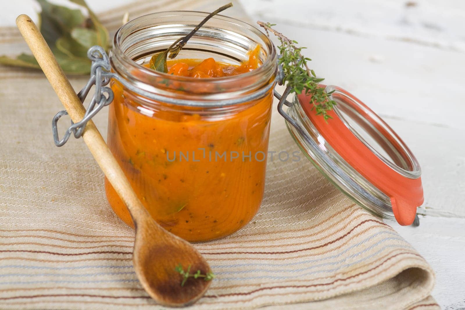 Compote in a jar