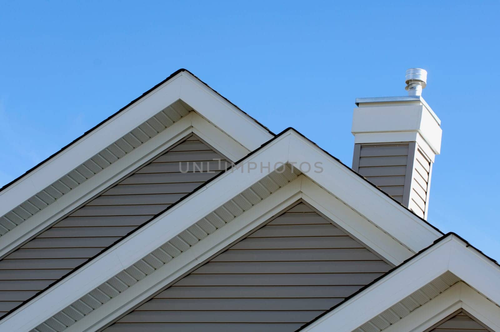 Architectural detail of house gables