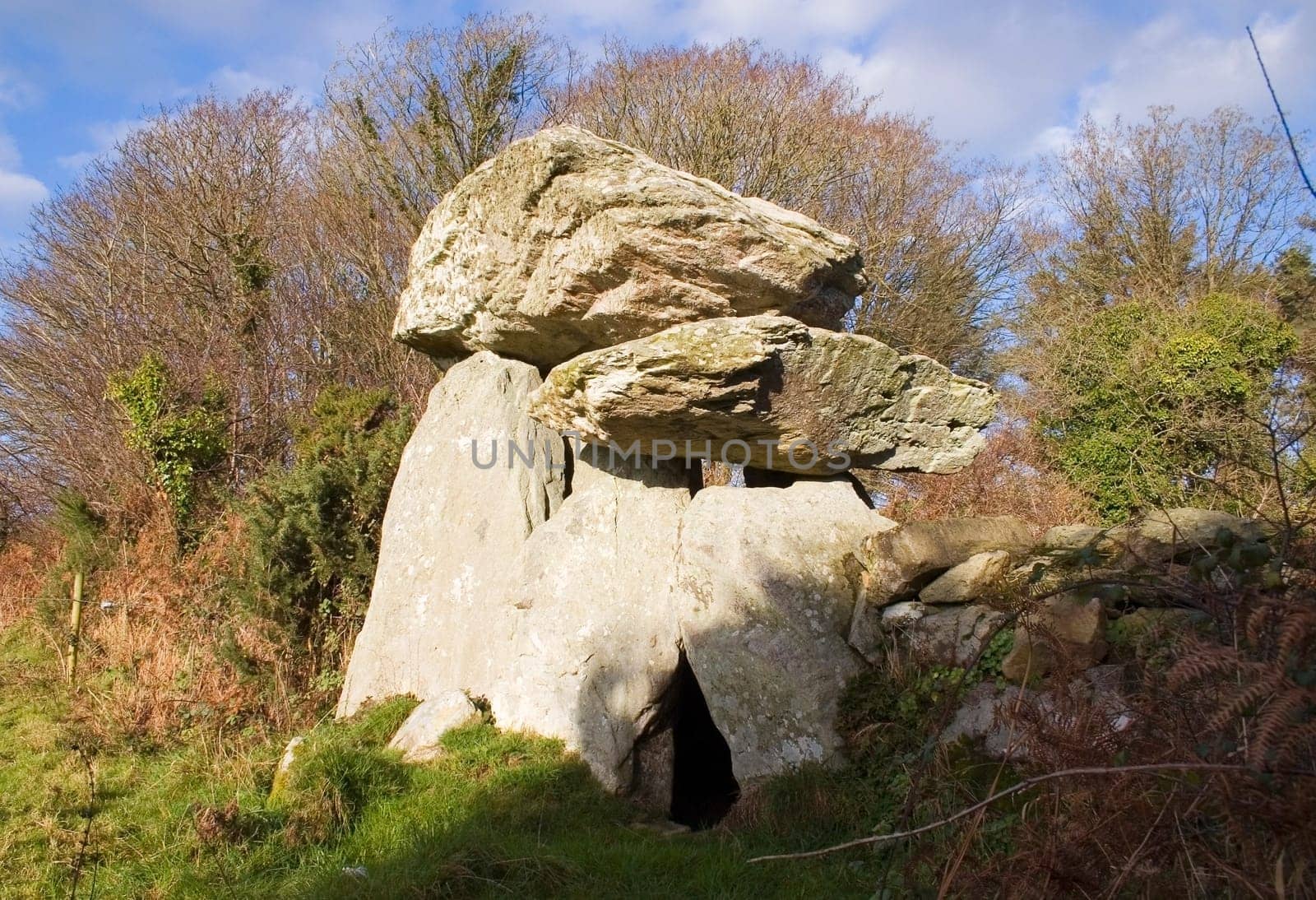 The Dolmen at Knockeen, Near Tramore, Co Waterford, Ireland