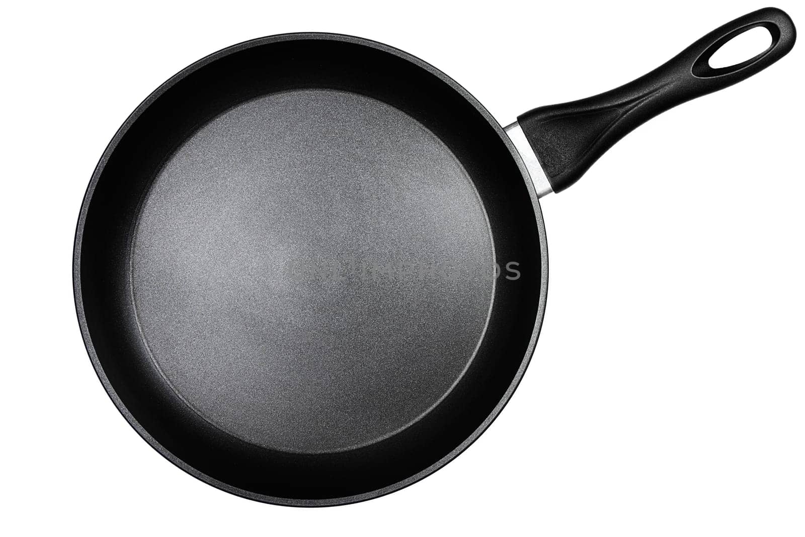 Frying pan on white