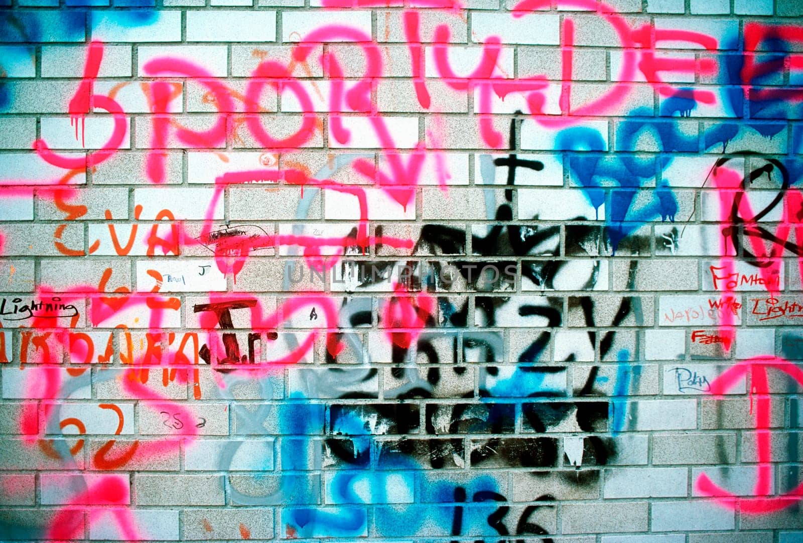 Graffiti on urban wall, Ireland