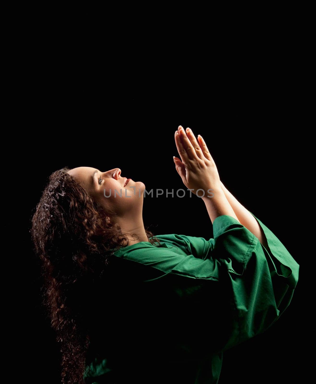 woman praying