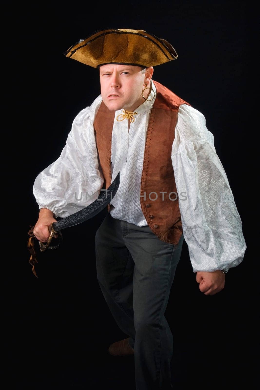 a man dressed as a pirate