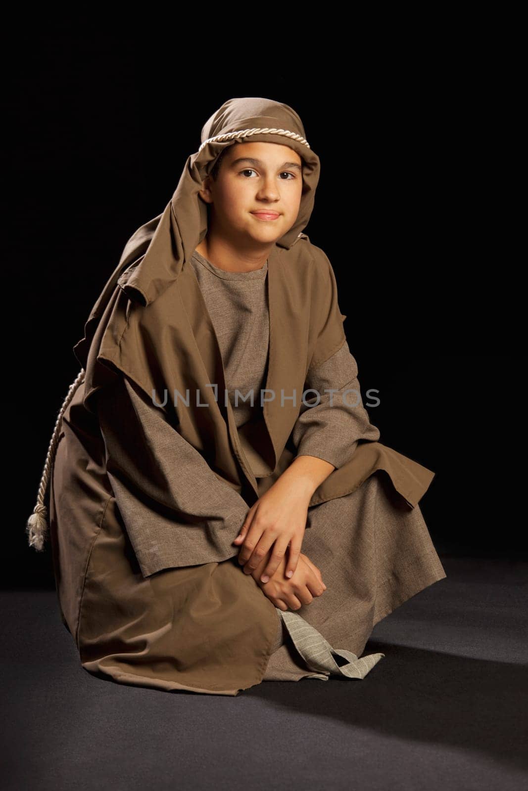 boy portraying a young jesus