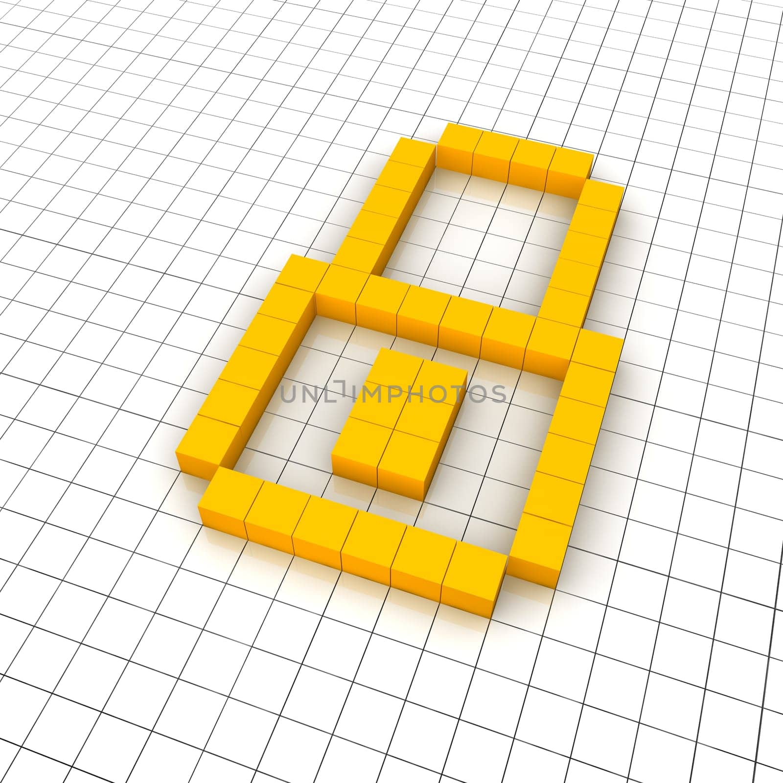 Lock 3d icon