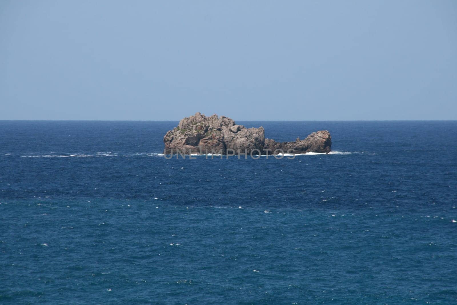 Rock in the surf