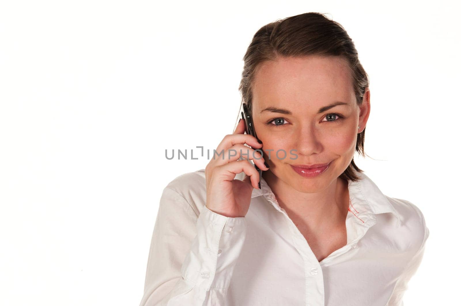 Beautiful girl speaking on the phone