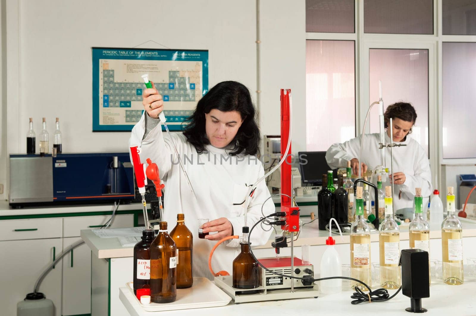 Winery laboratory