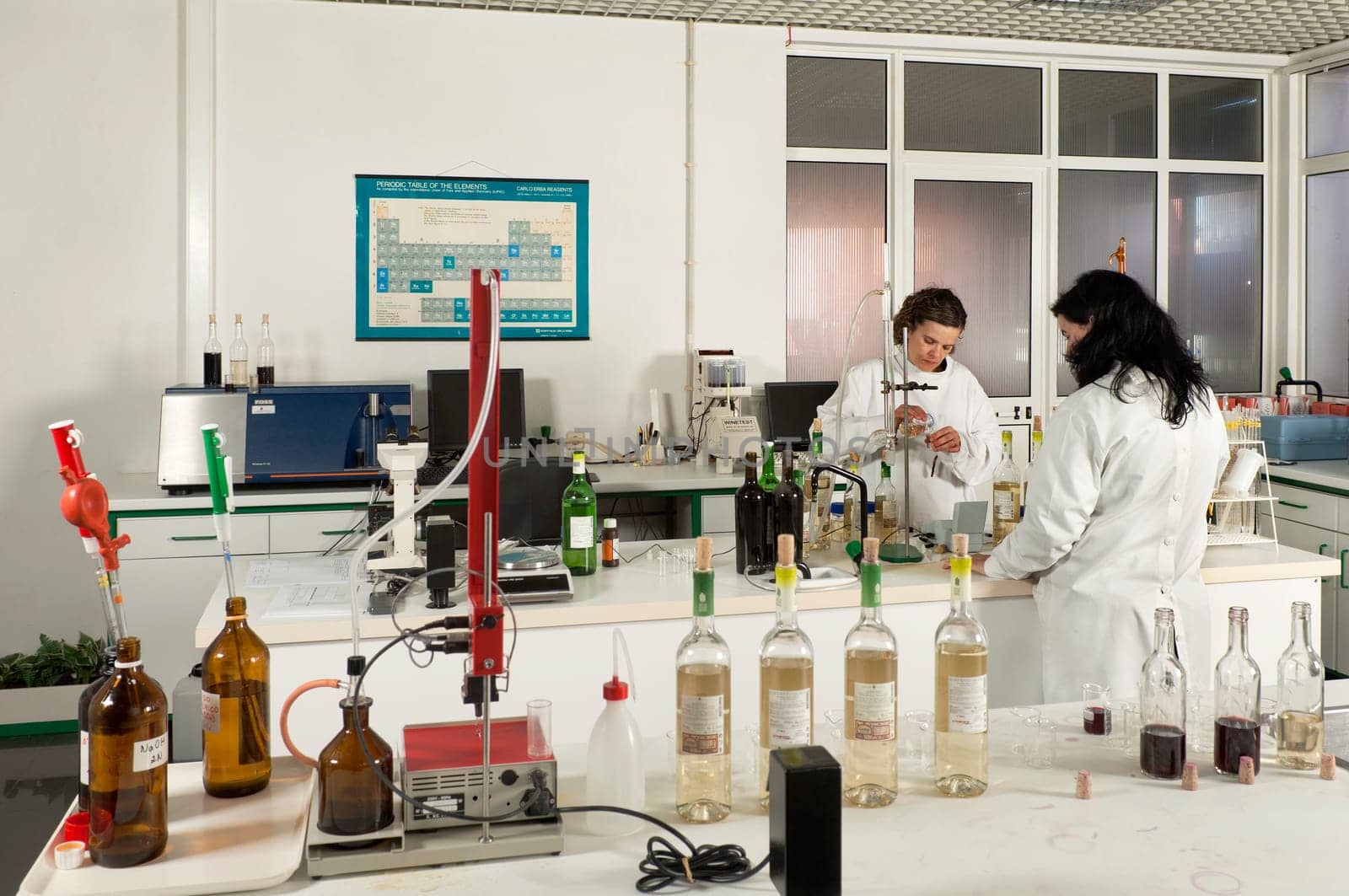 Winery laboratory