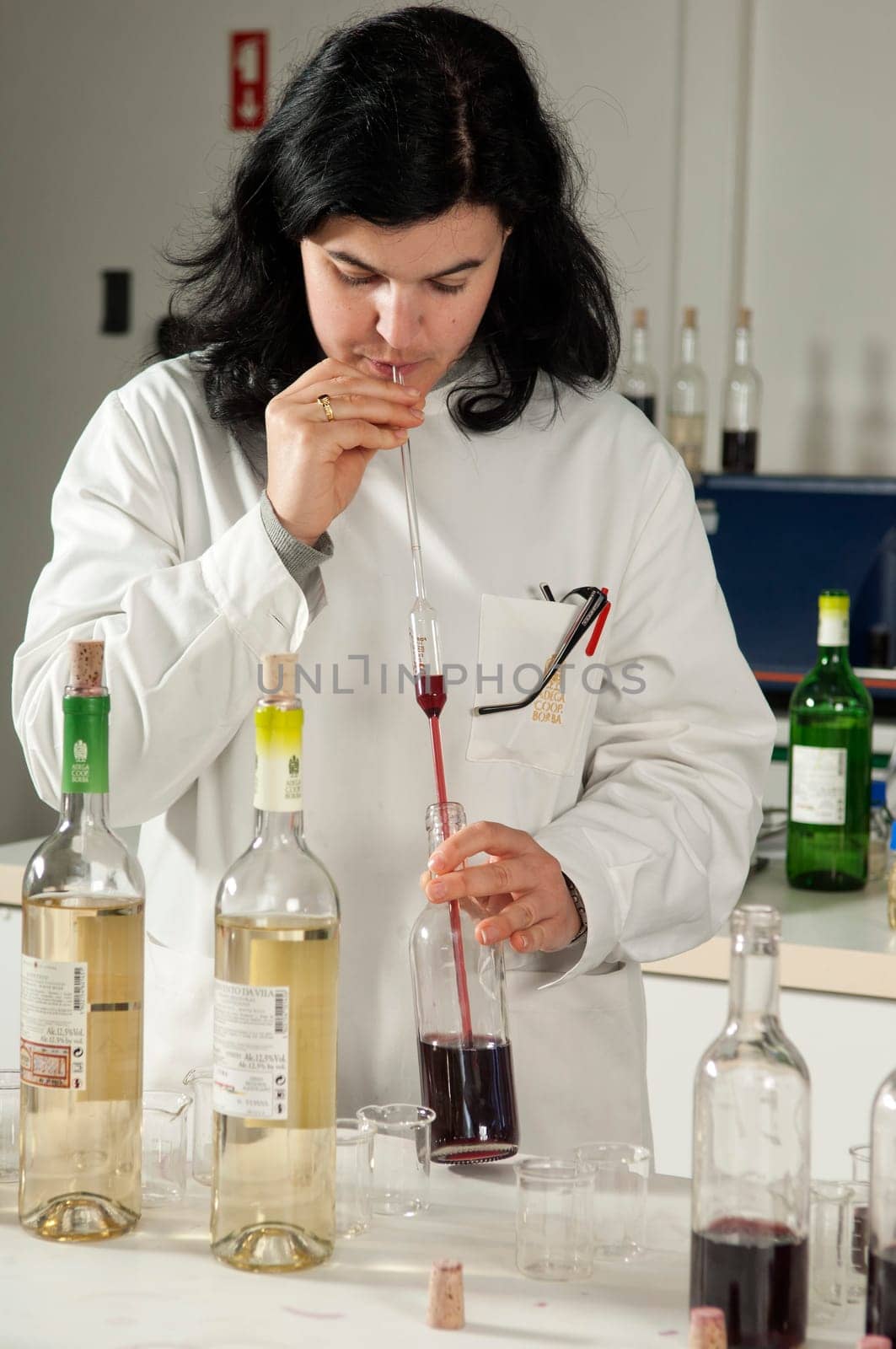 Winery laboratory
