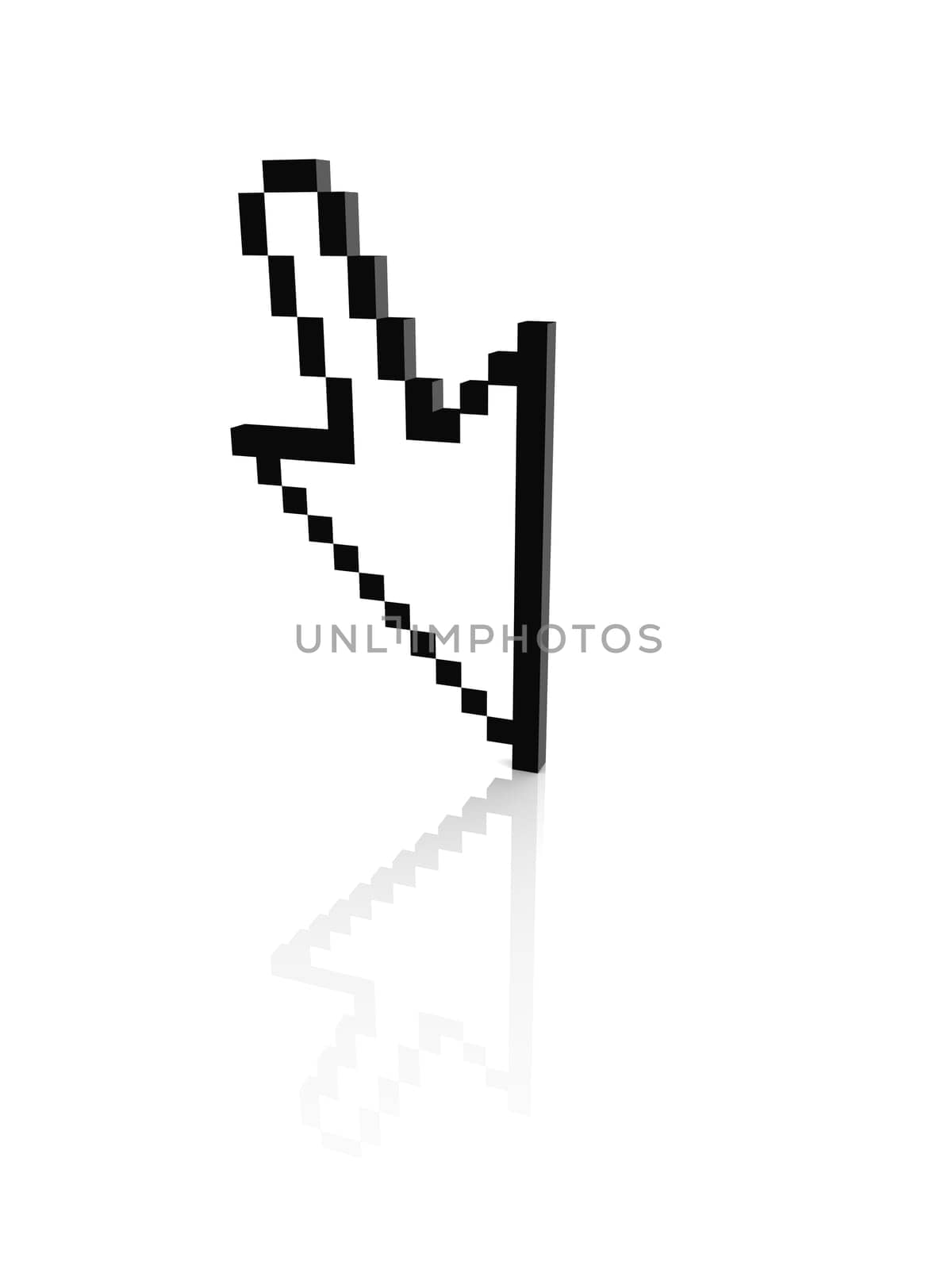 Computer arrow cursor