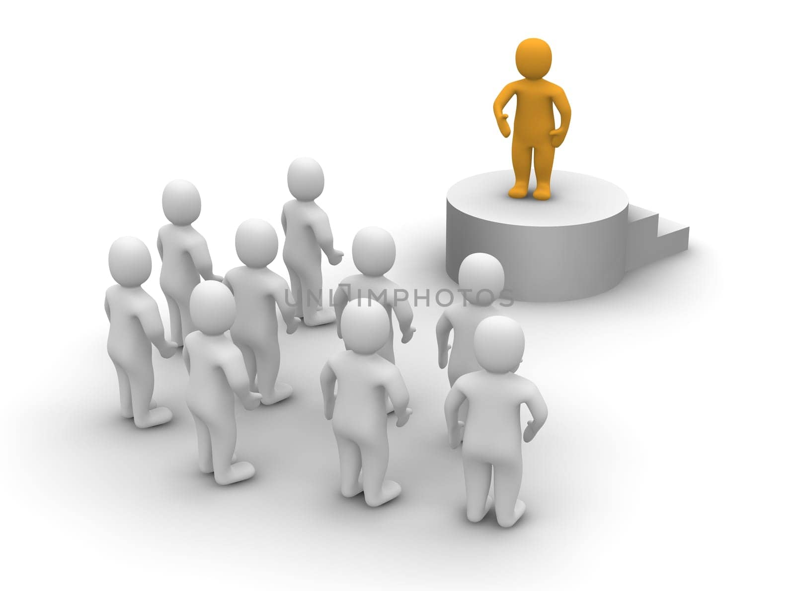 Speaker and audience
