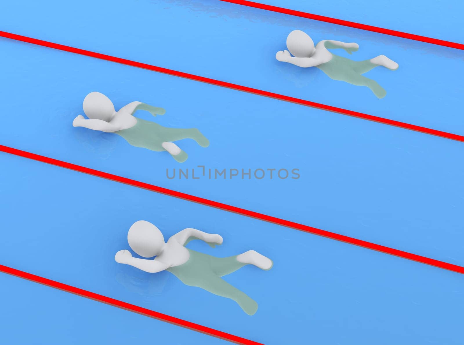 Swimming race