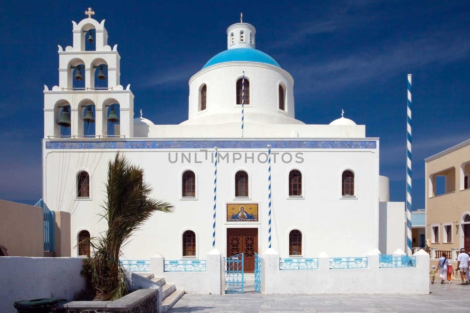 Church on island Santorini