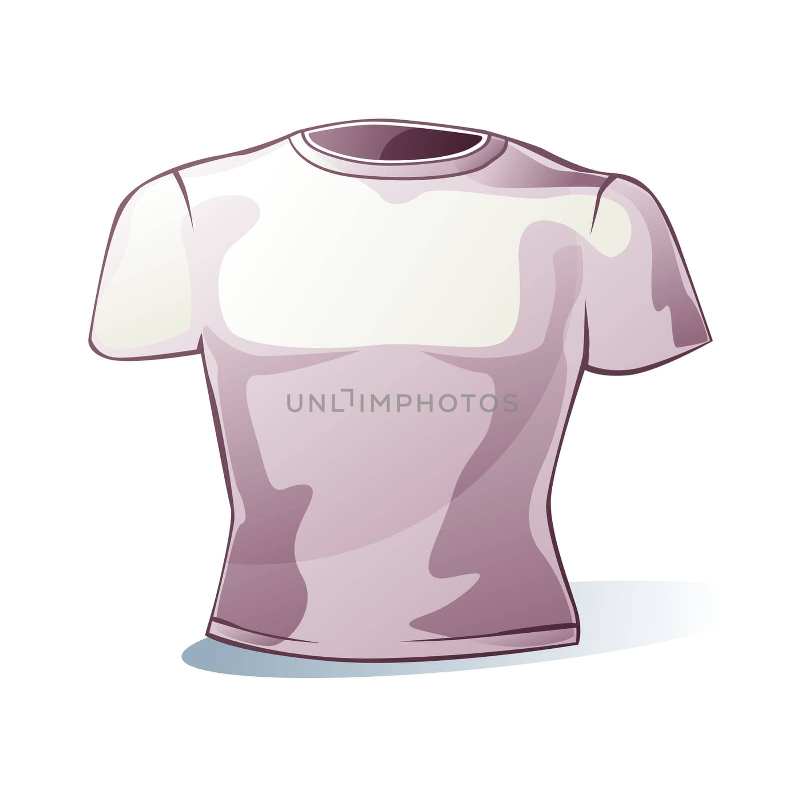 isolated man t-shirt