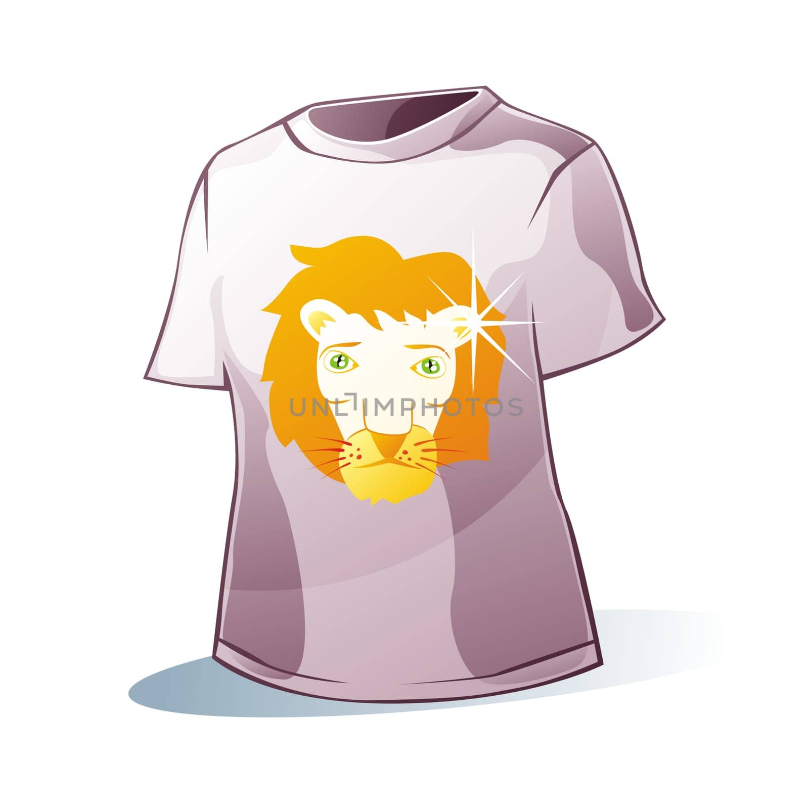 isolated kid t-shirt