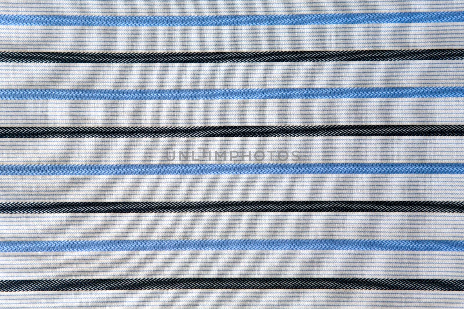 Striped cotton fabric