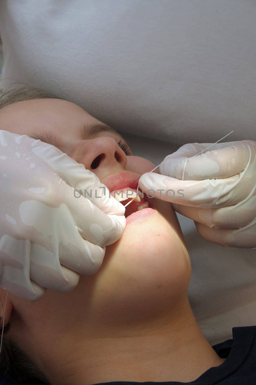 at the orthodontist