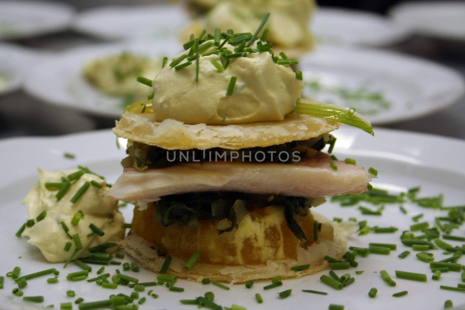 Puff pastry dessert