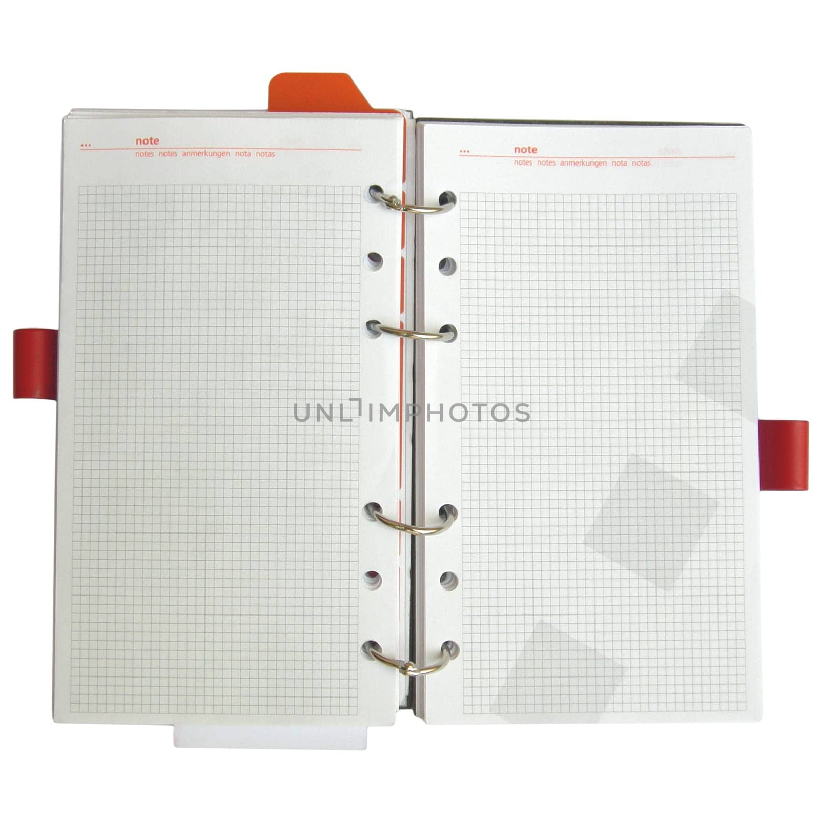 Blank notebook page