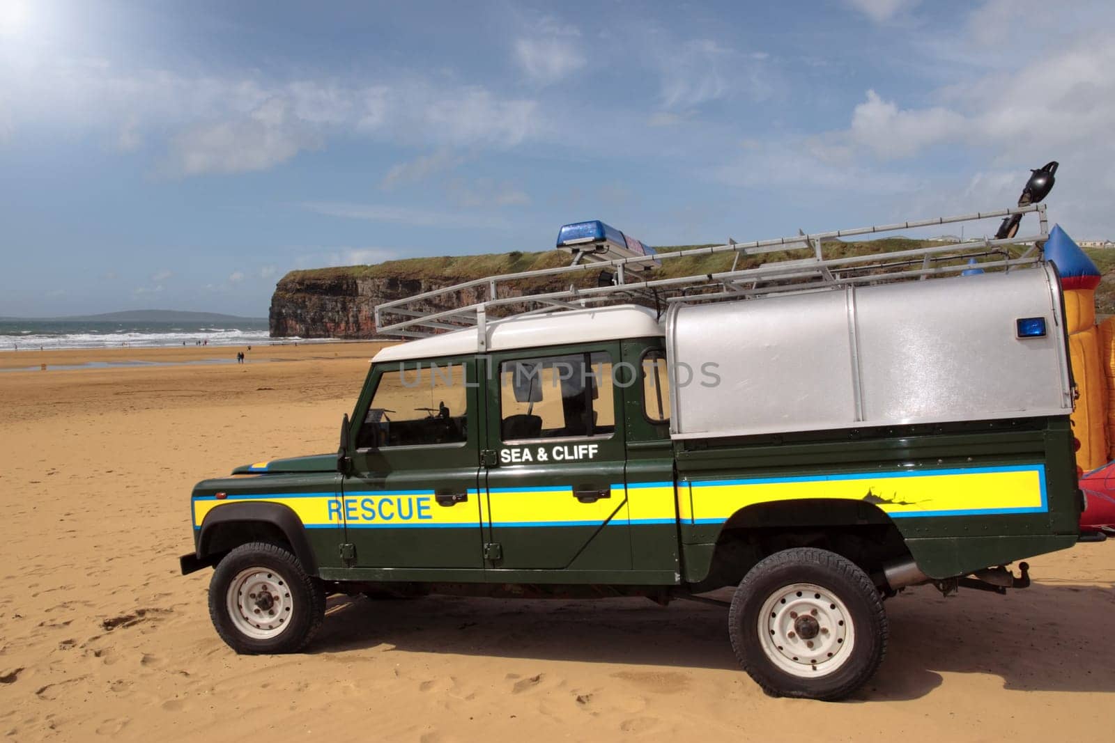 beach side rescue vehicle
