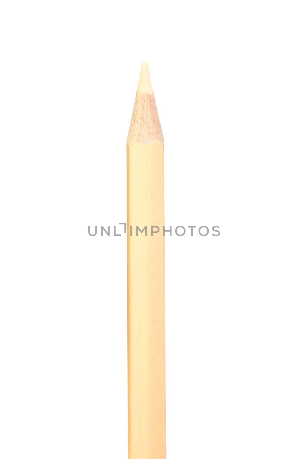 Beige pencil vertically