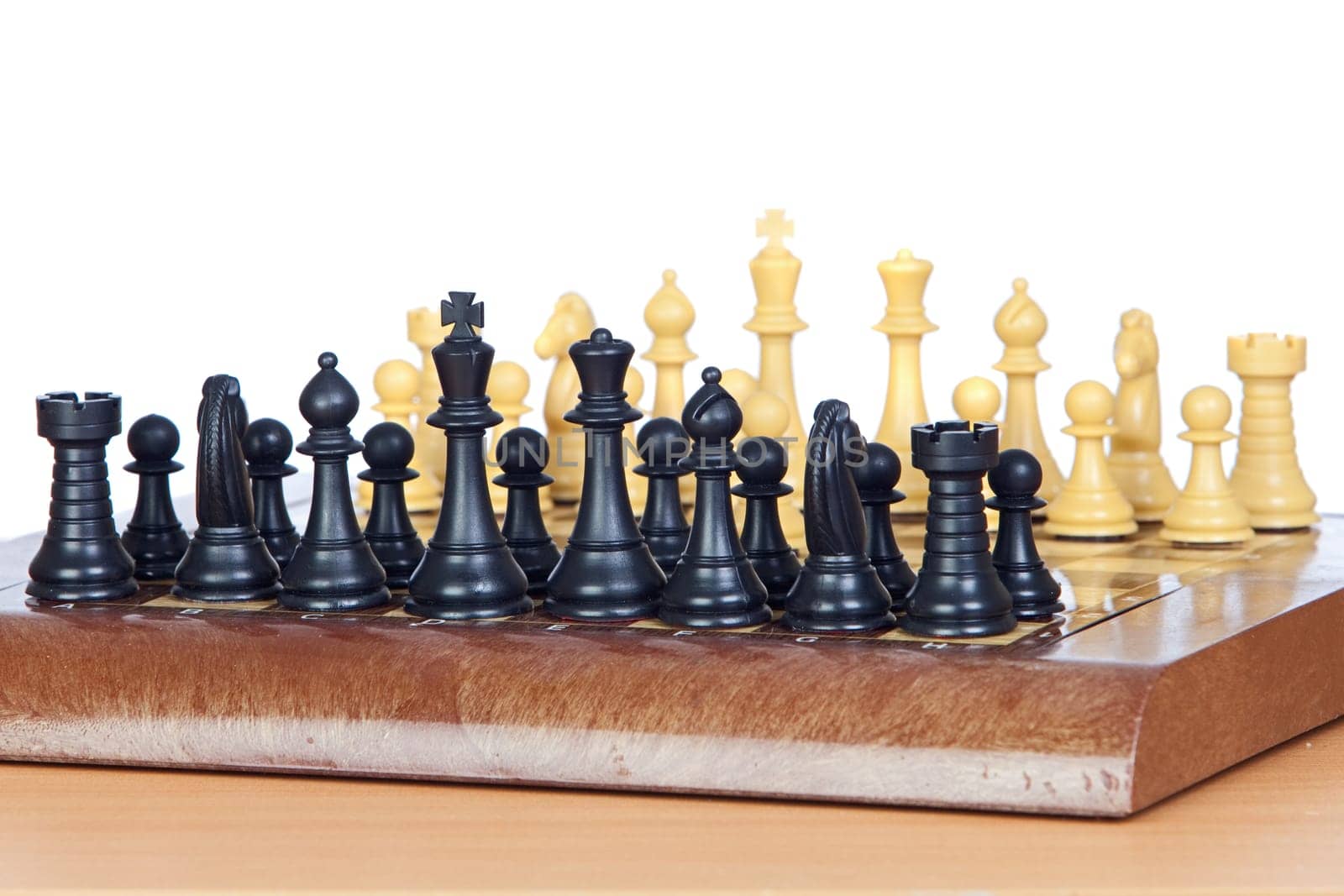 Chess game with all pieces on the board