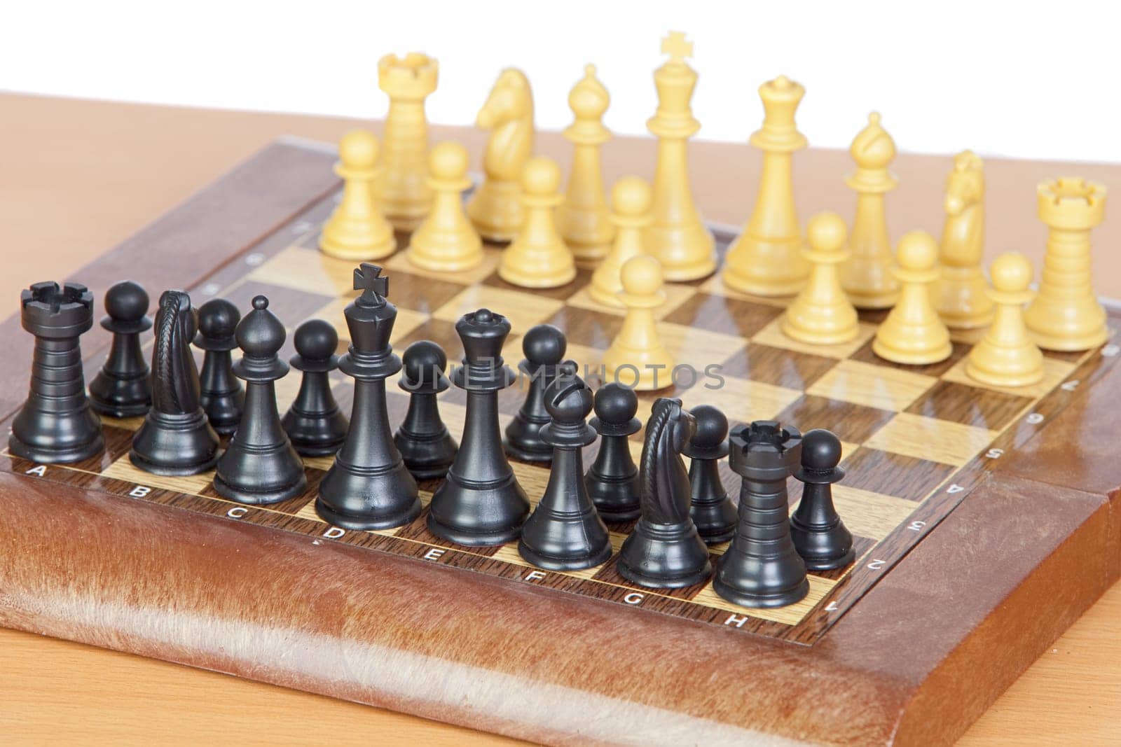 Chess game with all pieces on the board