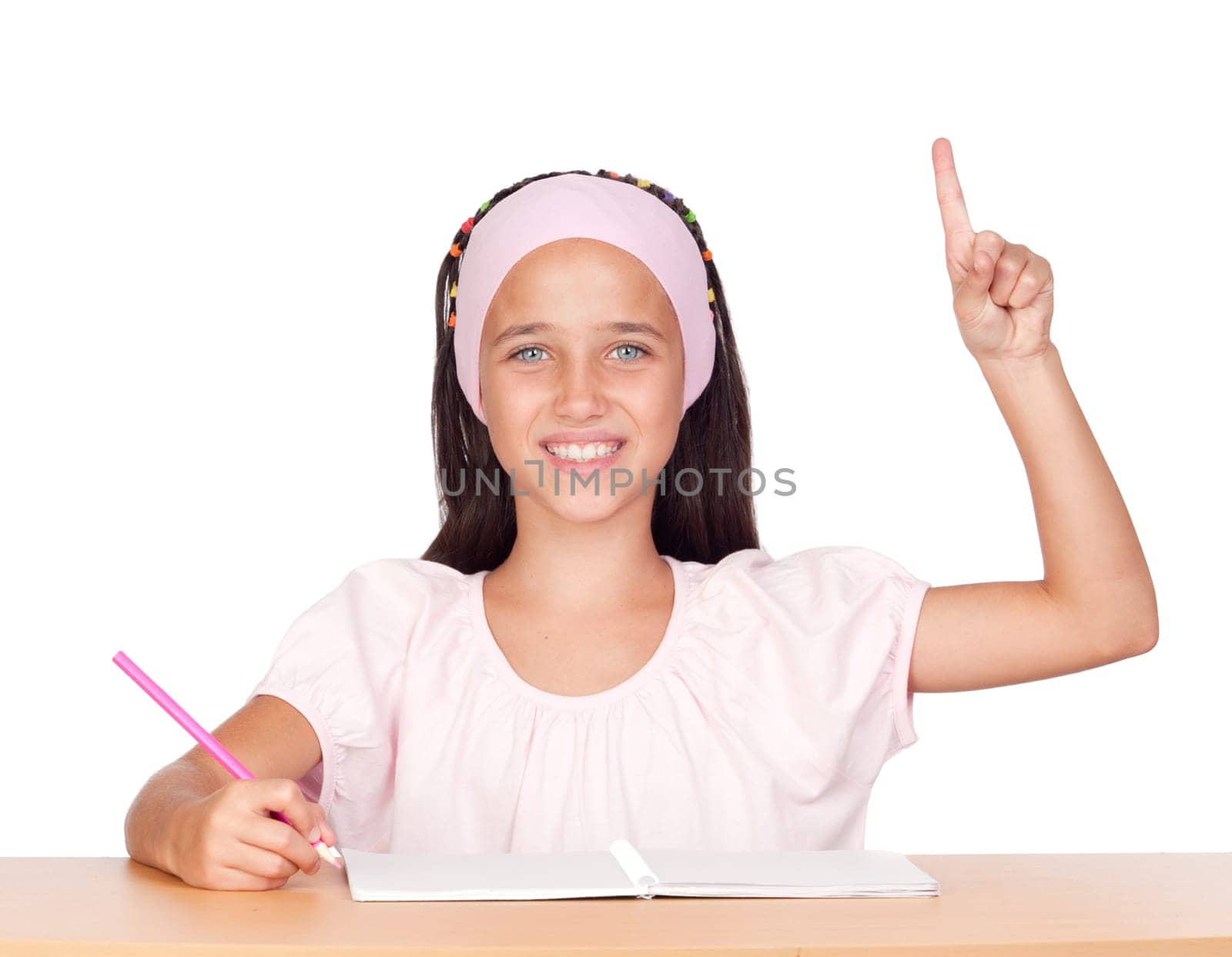 Student little girl