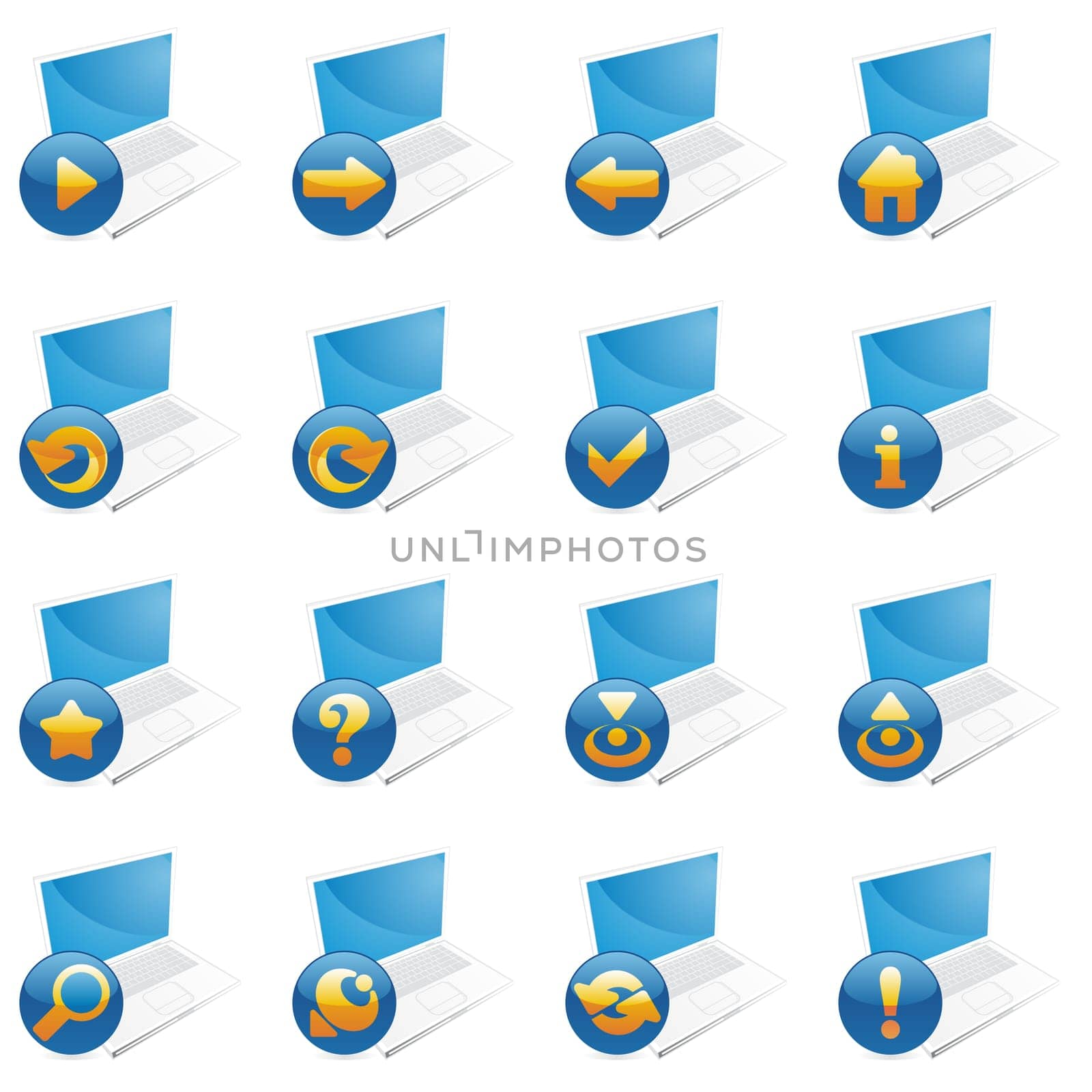 isolated internet icons