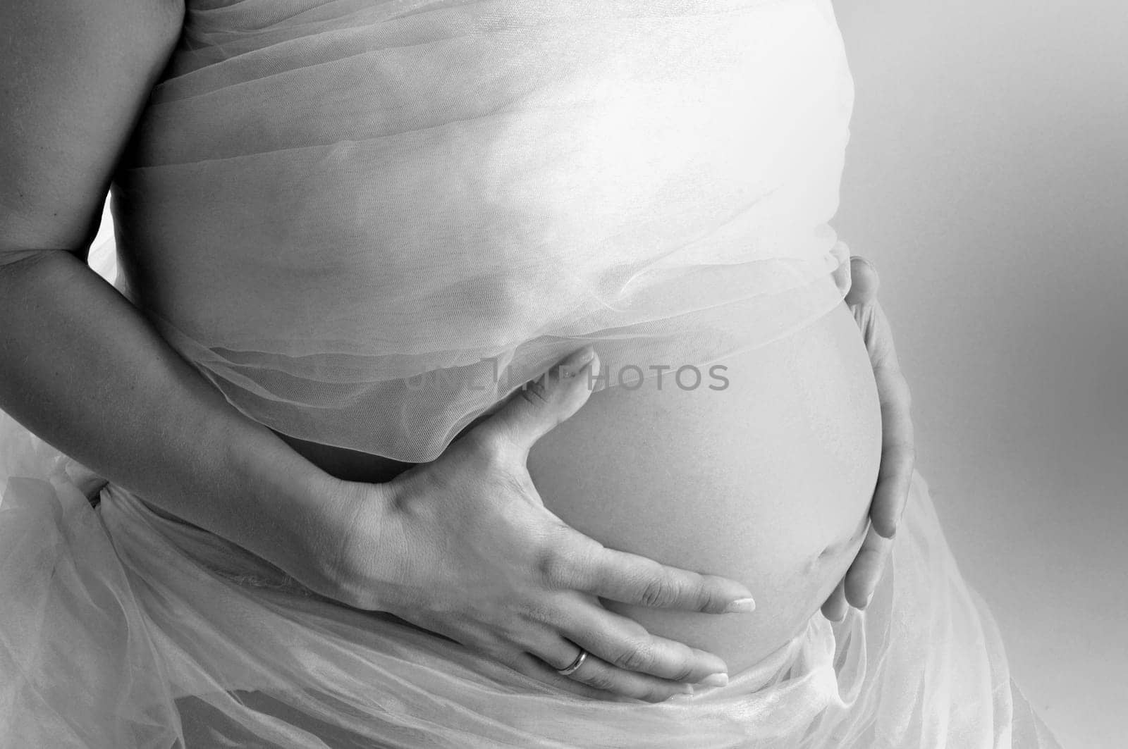 Pregnant woman belly