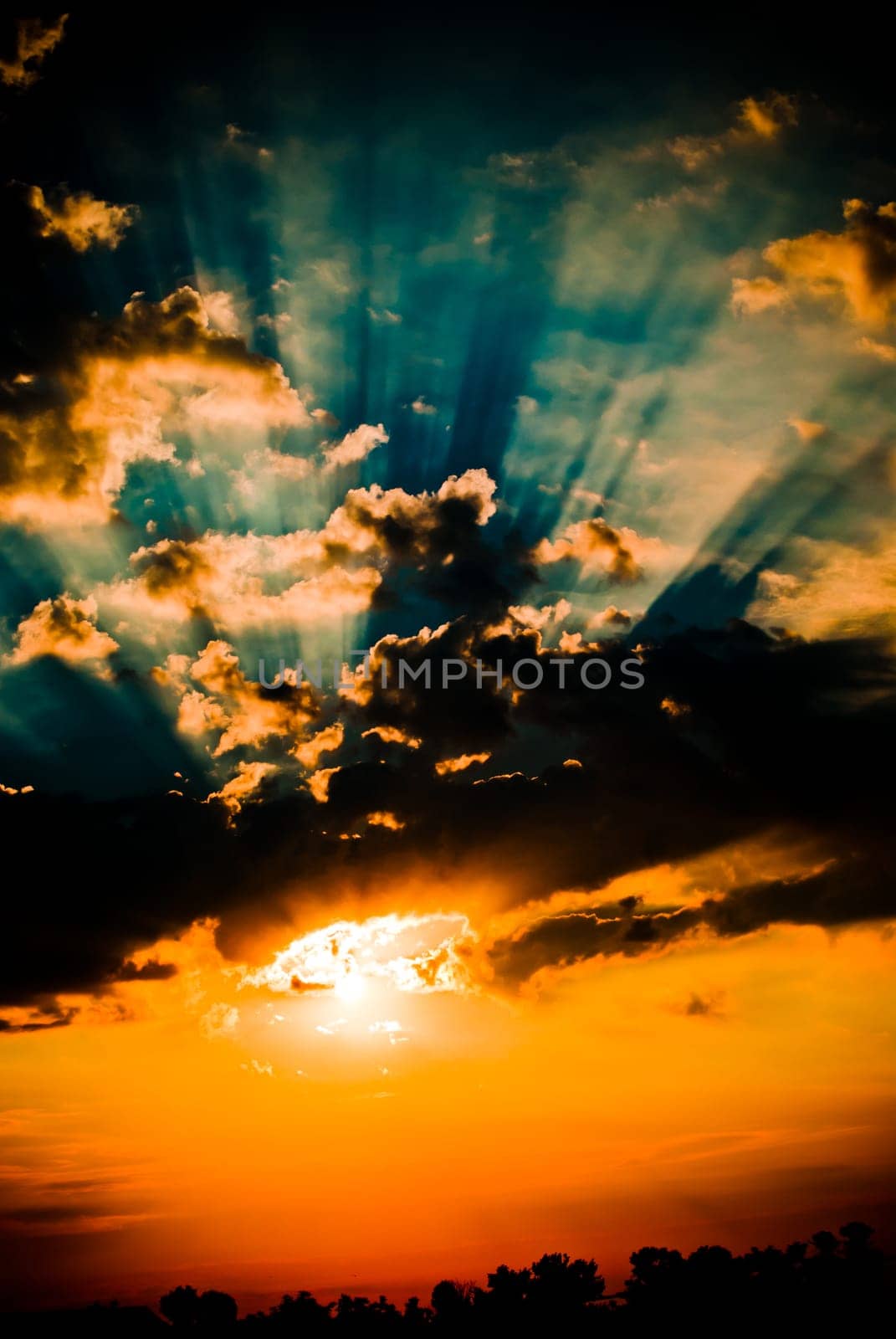 Epic summer sunset