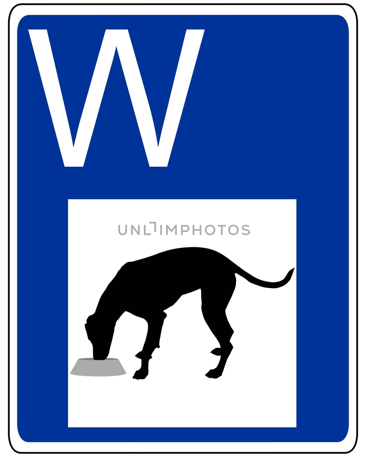 Traffic signs for dogs