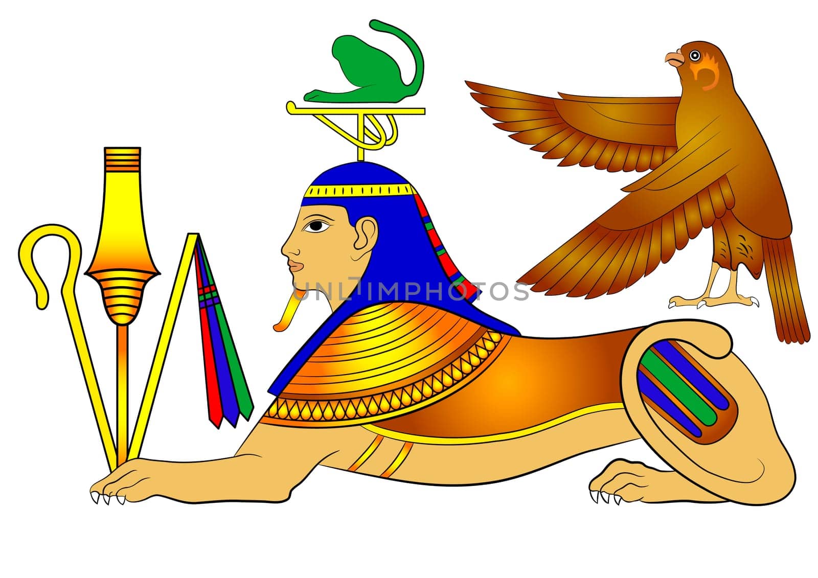 Sphinx - mythical creatures of ancient Egypt