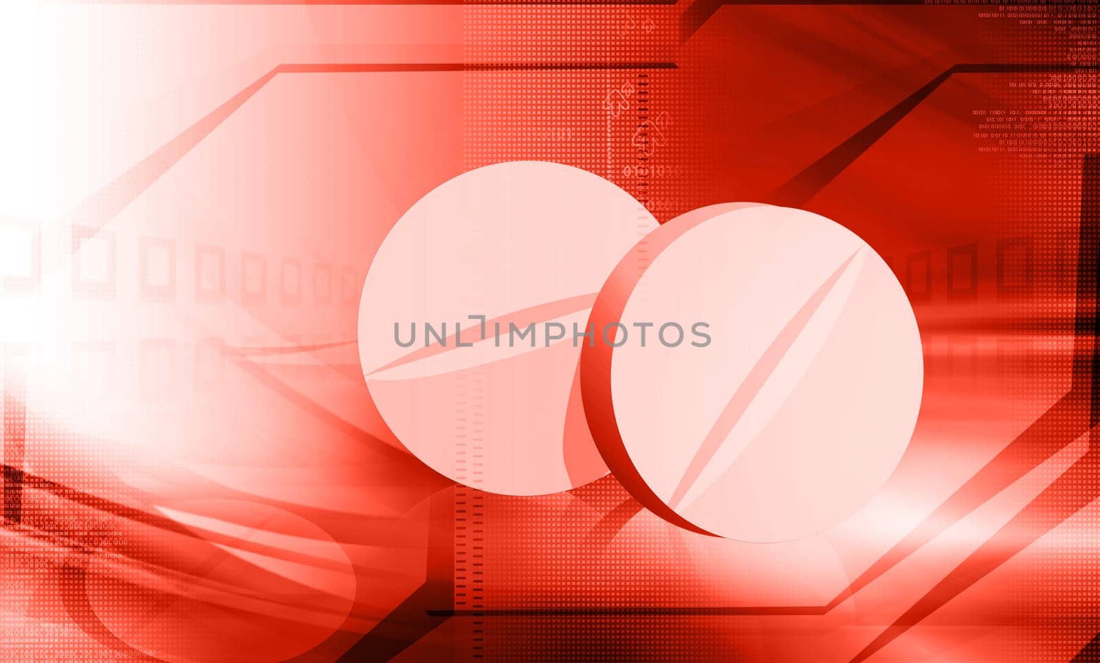 Illustration of two tablets in grey back