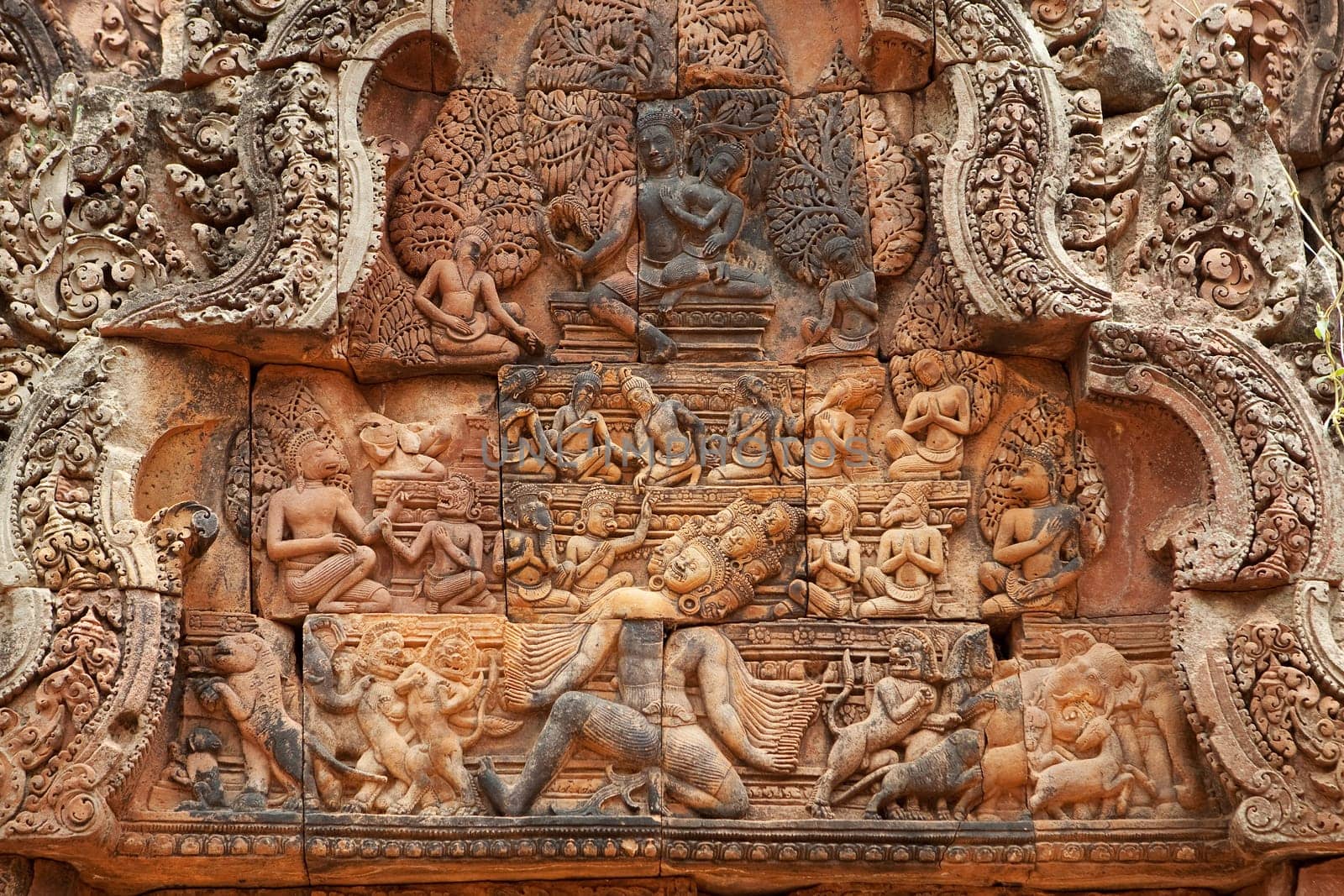 Khmer Relief in Banteay Srei