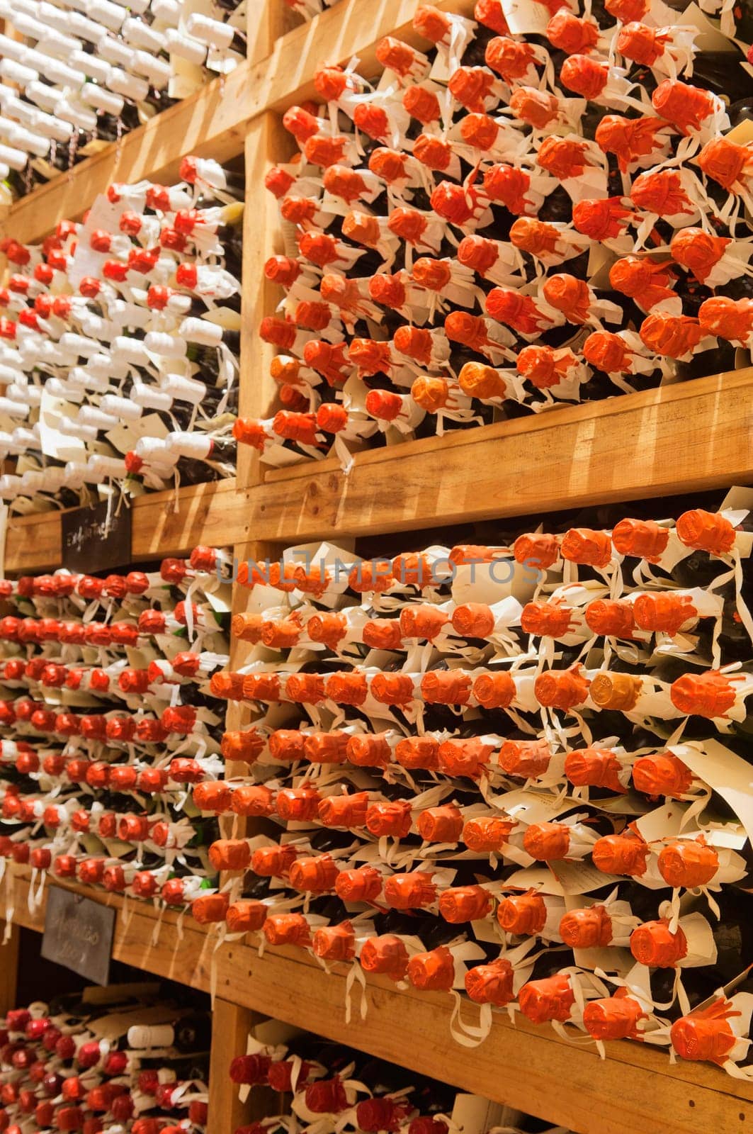 Vintage wine bottles