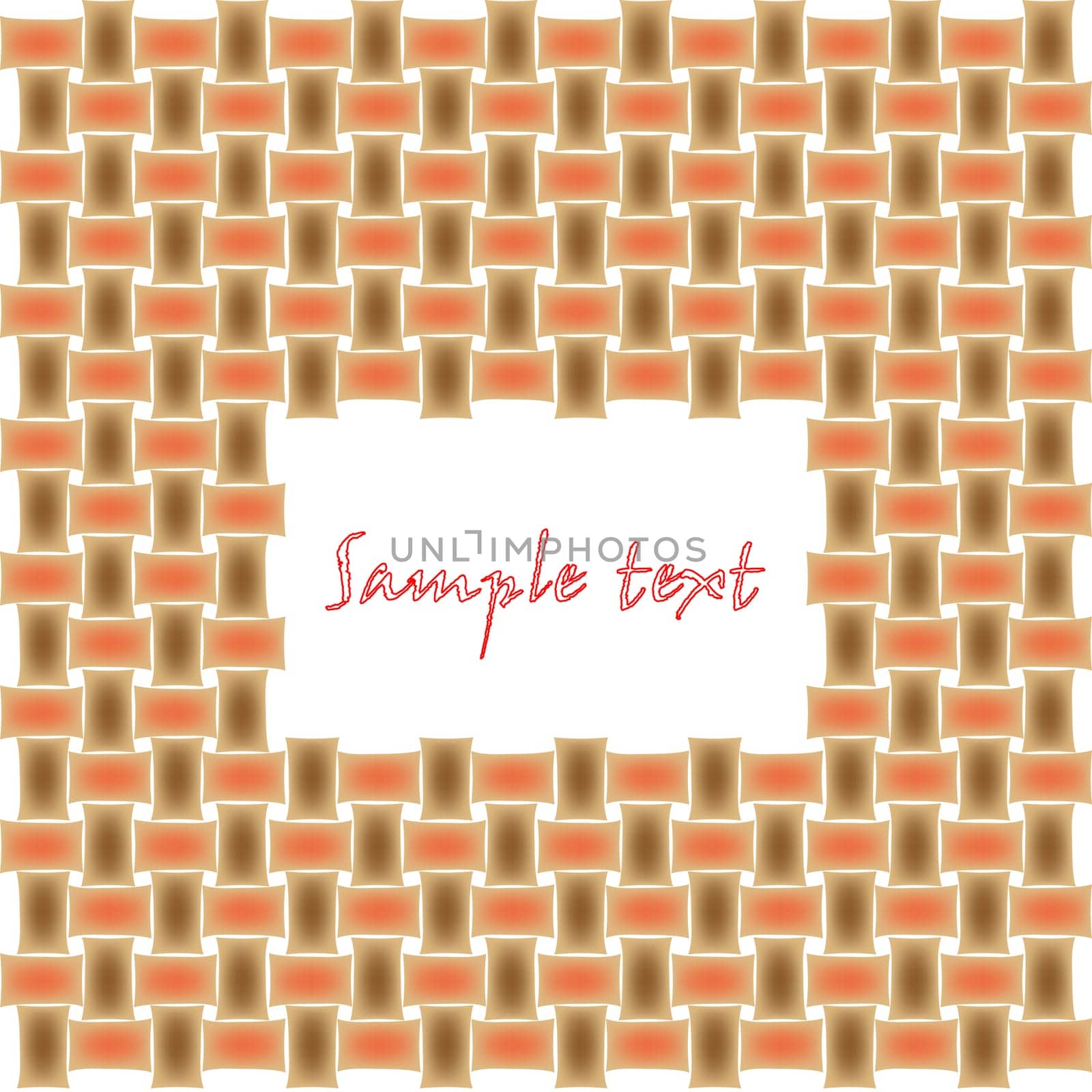 basket texture with space for text in the middle