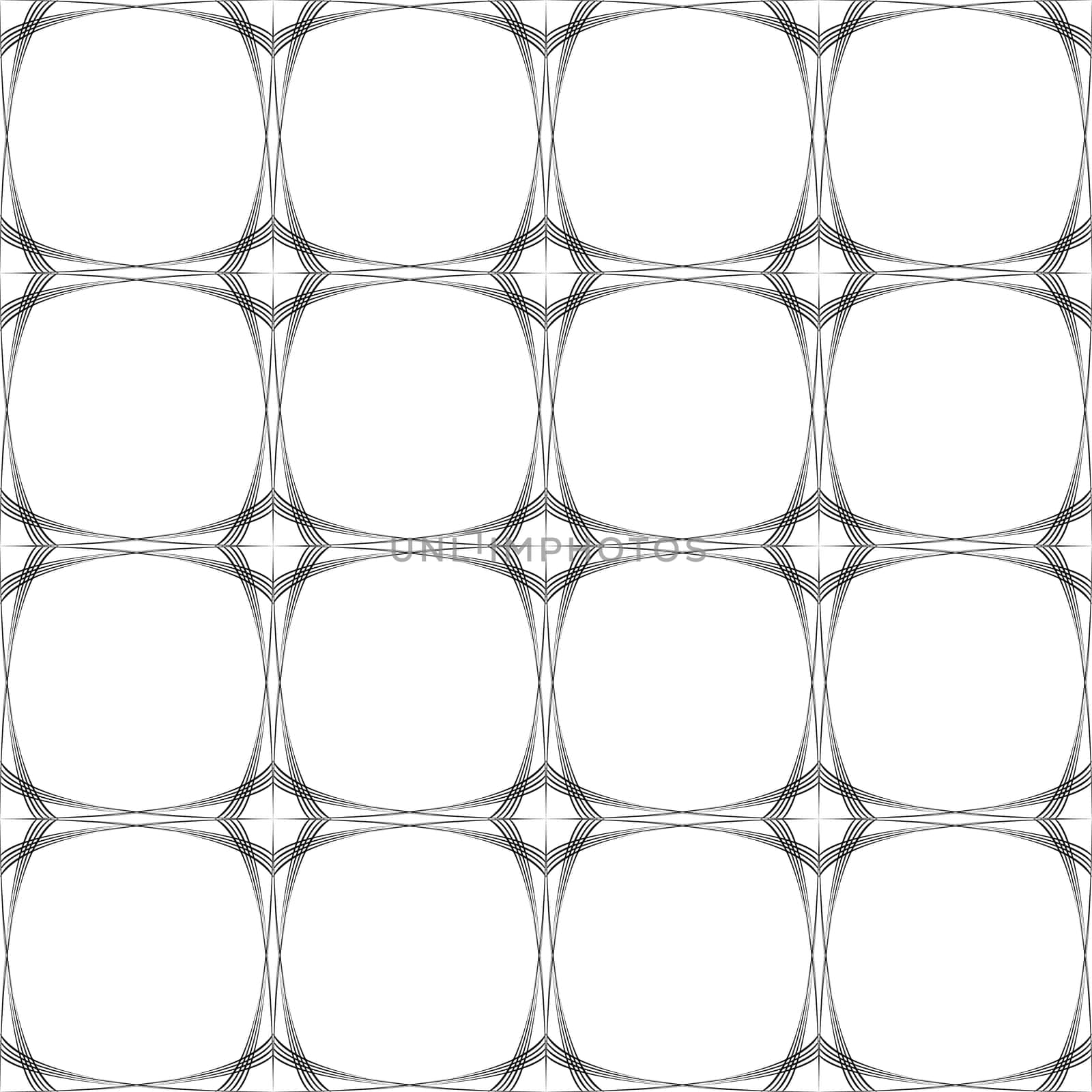 black waves geometric pattern