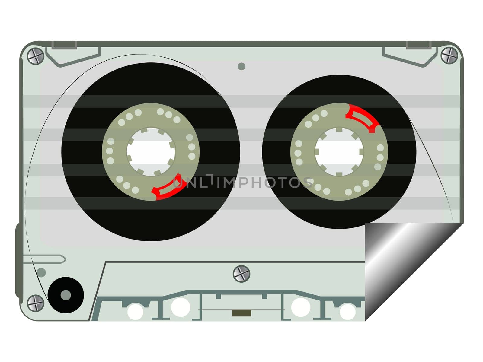 audio tape label