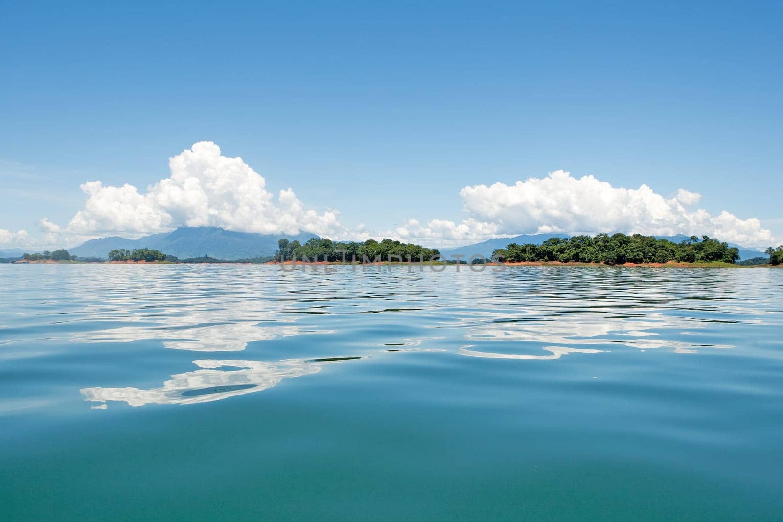 Nam Ngum Reservoir in Laos