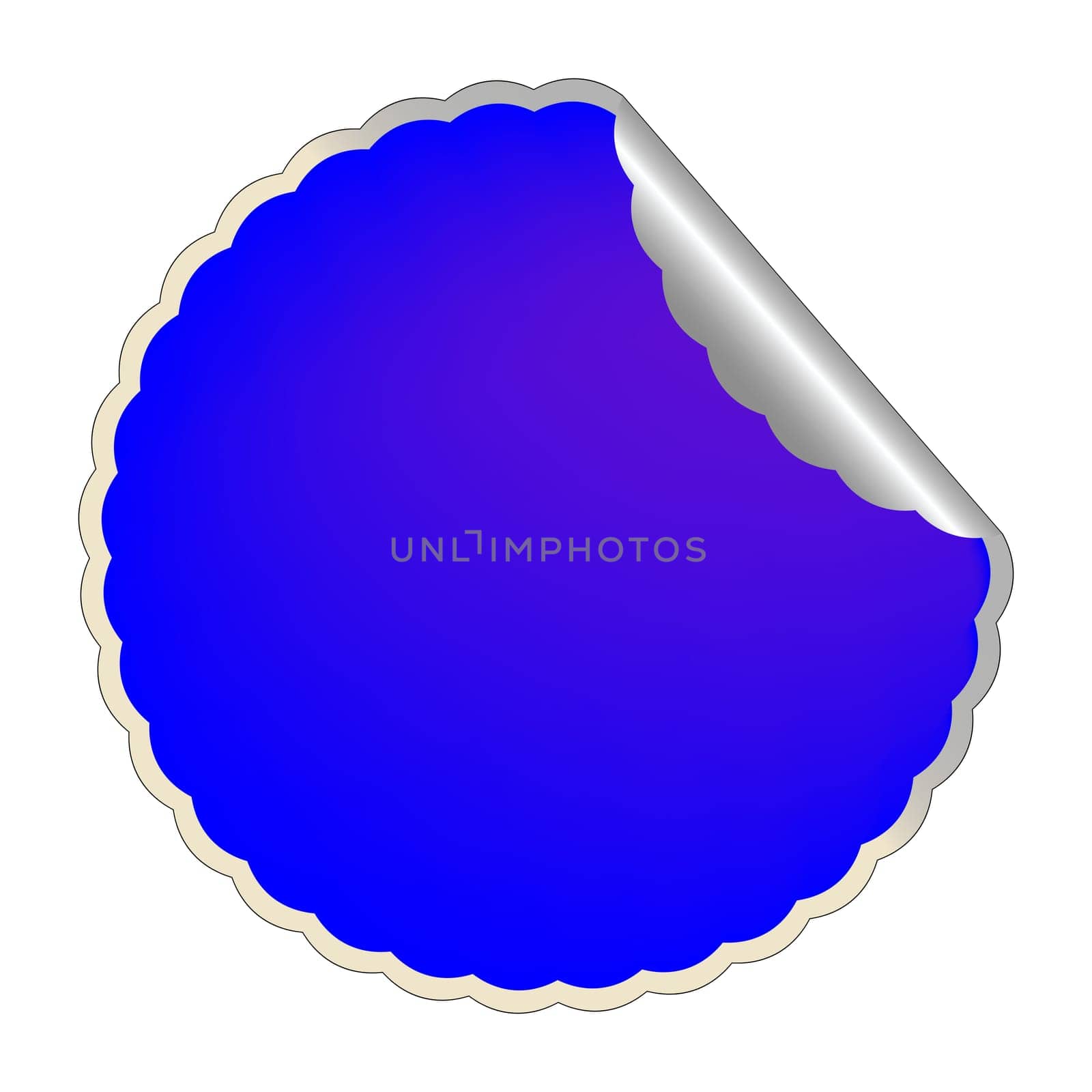 flowerish blue label
