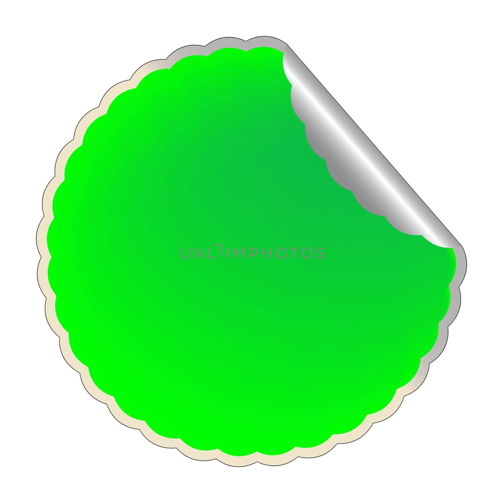 flowerish green label