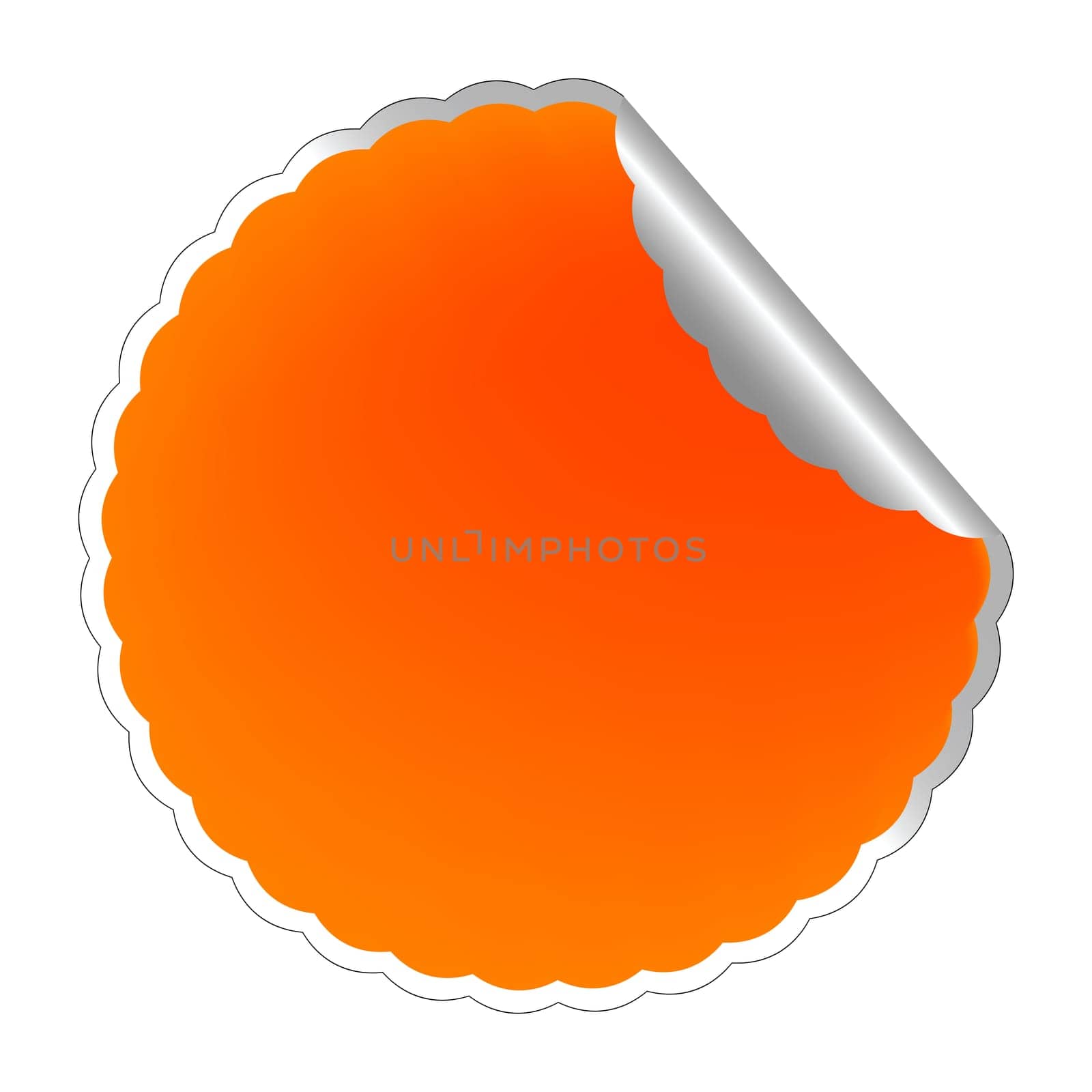 flowerish orange label
