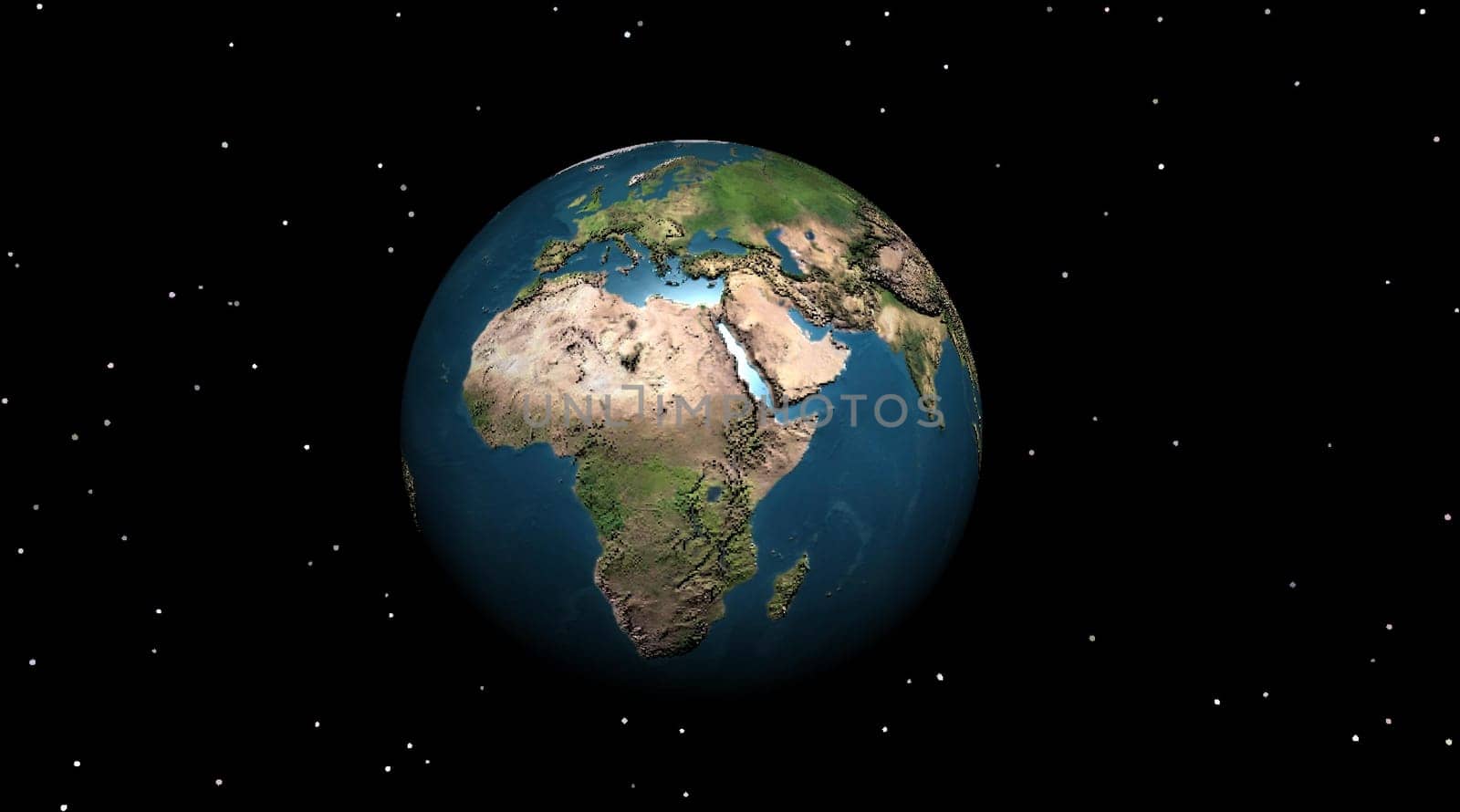 Earth in the night