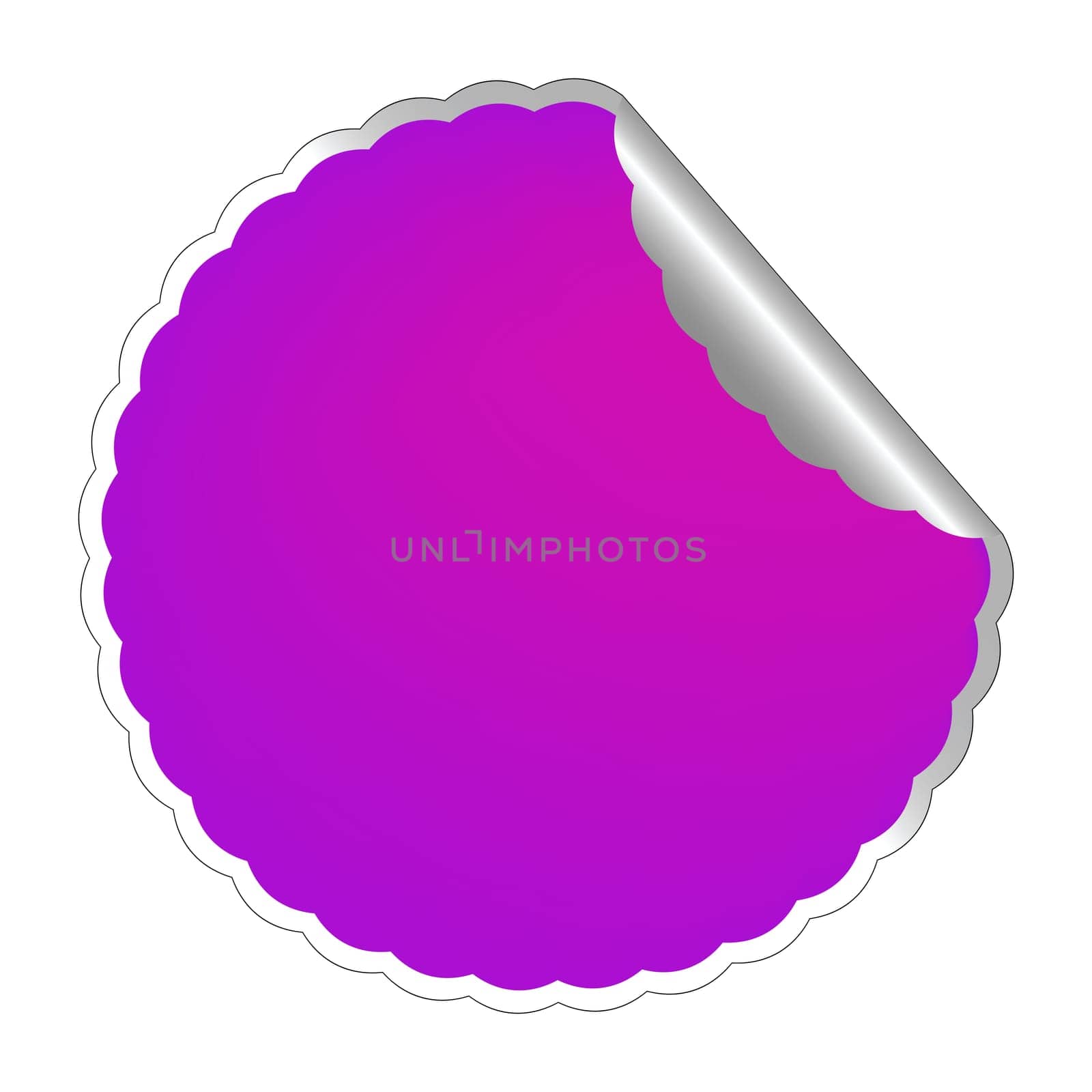 flowerish purple label