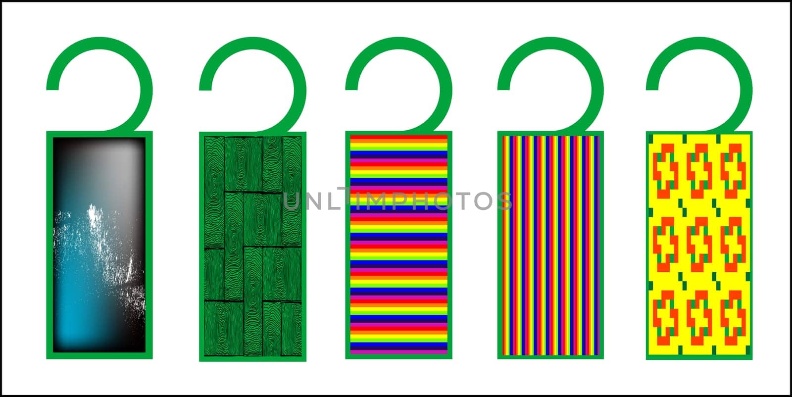tags with texture