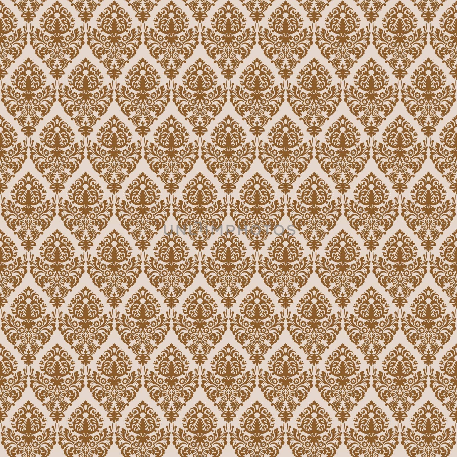 brown damask seamless texture